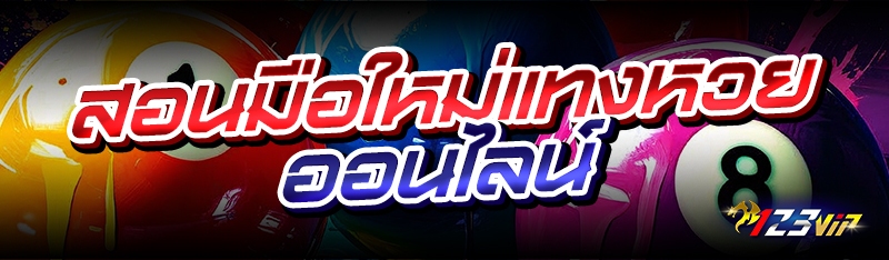 สอนมือใหม่แทงหวยอออนไลน์ 